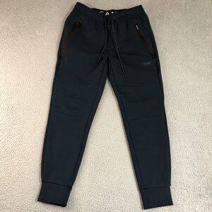 American Eagle Pants Men Small‎ Blue Joggers Basketball Sweatpants Tapered Logo